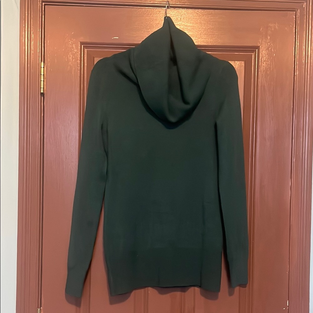 Women's Green Cowl Neck Sweater M French Connection